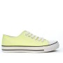 Canvas lace-up tennis shoes