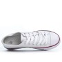 Canvas lace-up tennis shoes