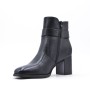 Faux leather ankle boot