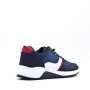 Men's mixed-material lace-up sneaker