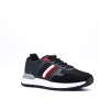 Men's mixed-material lace-up sneaker