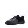 Faux leather sneakers for men