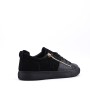 Faux leather sneakers for men