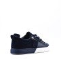 Faux leather sneakers for men