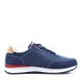 Men's mixed-material lace-up sneaker