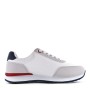 Men's mixed-material lace-up sneaker