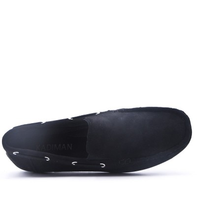 Mocasín antelina para hombre