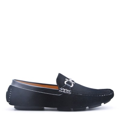 Mocassin en simili daim pour homme