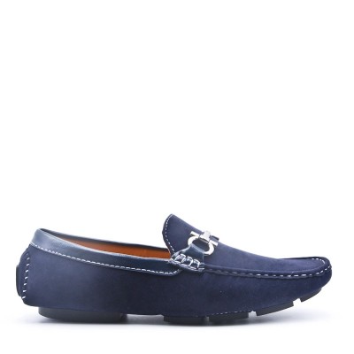 Mocasín antelina para hombre