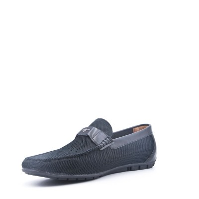 Men's textile moccasin