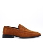 Faux leather moccasin