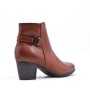 Faux leather ankle boot