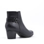 Faux leather ankle boot