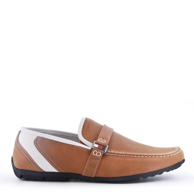 Mocassin en simili daim pour homme