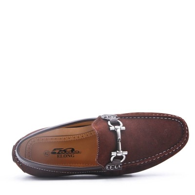 Mocasín antelina para hombre