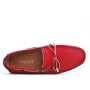 Suede leather moccasin with strap