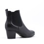 Faux leather ankle boot