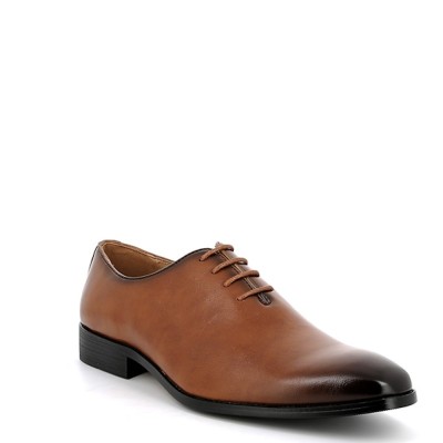 Faux leather derby for men