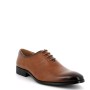 Faux leather derby for men