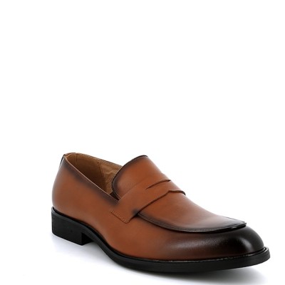 Faux leather derby for men