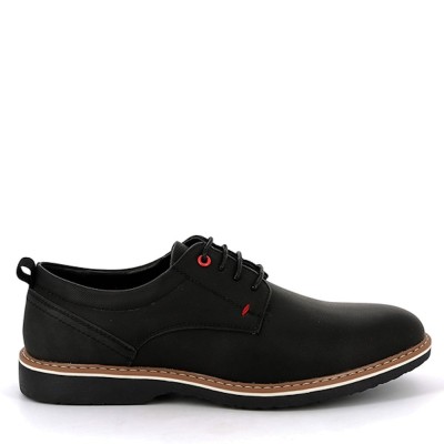 Faux leather derby for men