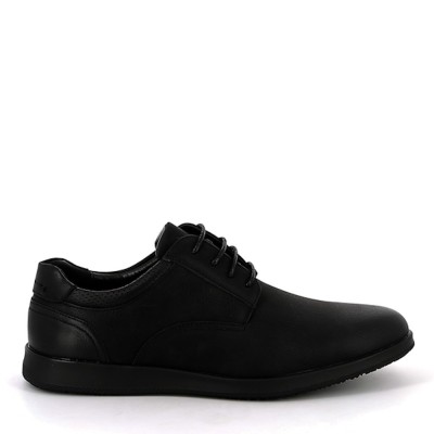 Faux leather derby for men