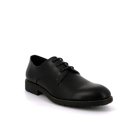 Faux leather derby for men