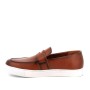 Faux leather derby for men