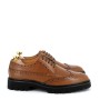 Lace-up leather derby