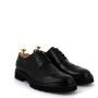 Lace-up leather derby