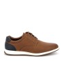 Faux leather derby for men