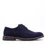 Faux leather lace-up derby