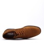 Faux leather lace-up derby