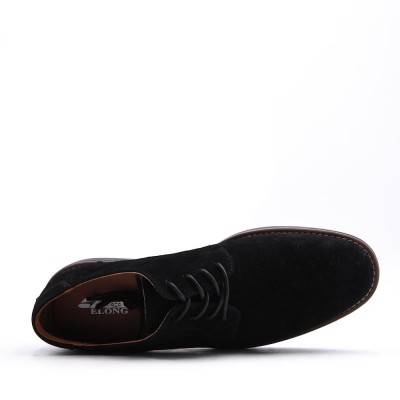 Faux leather lace-up derby