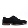 Faux leather lace-up derby