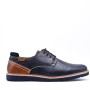 Faux leather lace-up derby