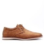 Faux leather lace-up derby