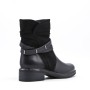 Ankle boot in mixed materials For fall and winter