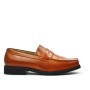 Men's camel moccasin with strap