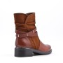 Ankle boot in mixed materials For fall and winter