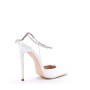 Faux leather heeled sandal