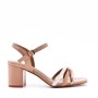 Faux leather heeled sandal