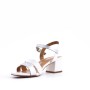 Faux leather heeled sandal