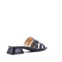 Faux leather heeled sandal