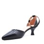 Faux leather heeled sandal