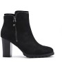 Faux leather ankle boot