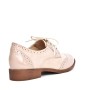 Faux leather derby for women