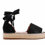 Faux suede espadrille sandal