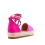 Faux suede espadrille sandal