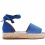 Faux suede espadrille sandal